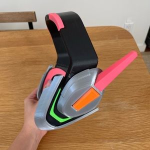 Dva overwatch cosplay custom 3D printed headset prop